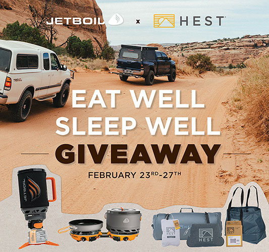 Jetboil x HEST Eat Well, Sleep Well Giveaway