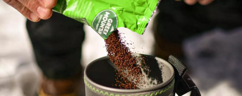 Coffee Cup Shaped Pouch, great for coffee beans. Food Safe