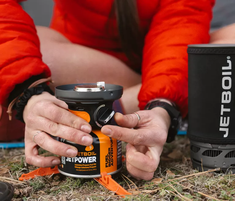 New turn-and-click ignition on Jetboil Flash 1.0L Fast Boil System