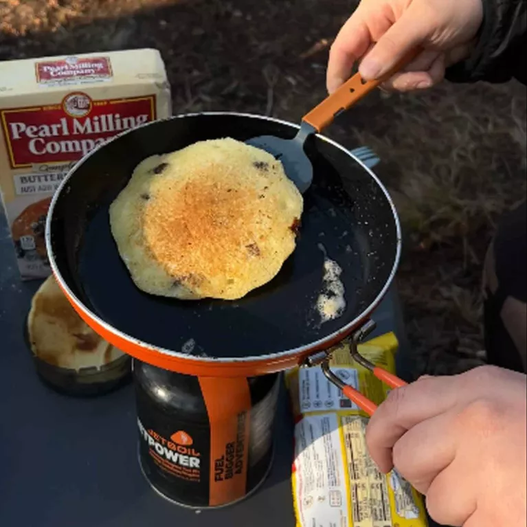 Pancakes in the Jetboil Summit Skillet